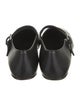 The Row Leather Mary Jane Flats