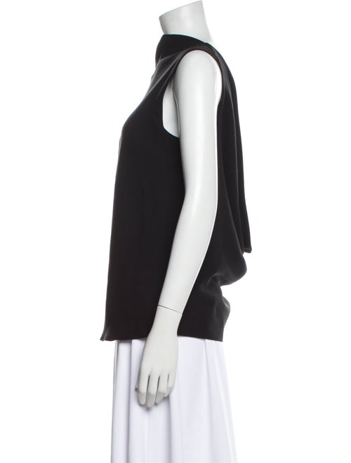 The Row Silk Bateau Neckline Top