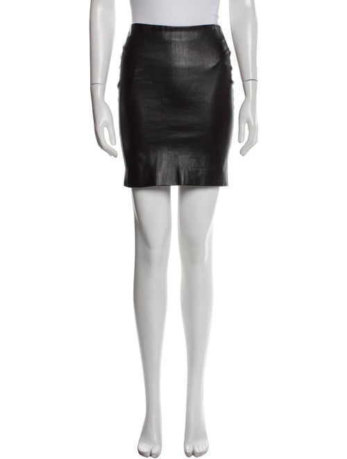 The Row Lambskin Mini Skirt