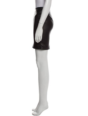 The Row Lambskin Mini Skirt
