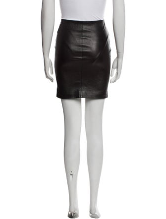 The Row Lambskin Mini Skirt