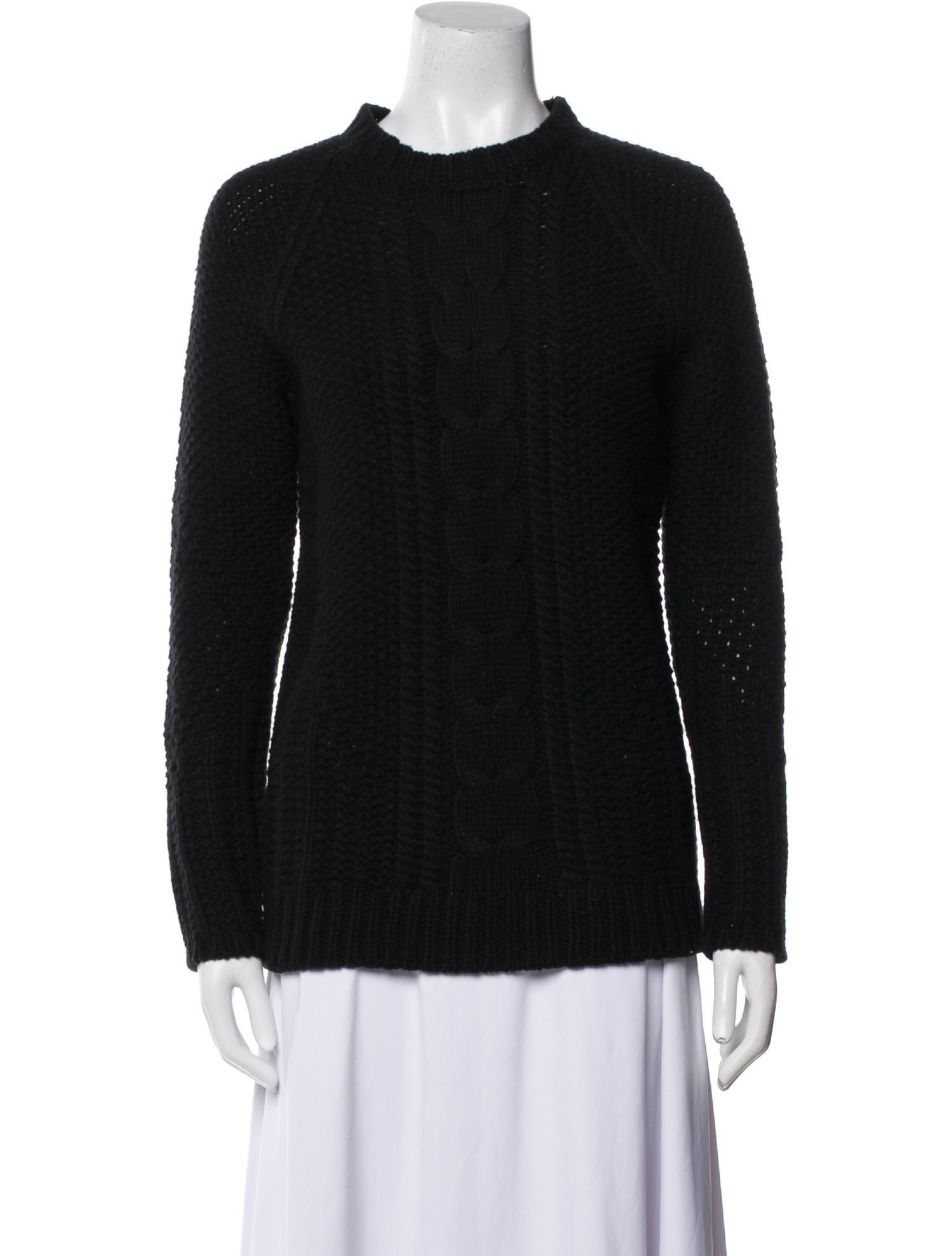 The Row Merino Wool Mock Neck Sweater