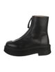 The Row Zipped Boot 1 Leather Combat Boots