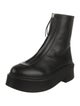 The Row Zipped Boot 1 Leather Combat Boots