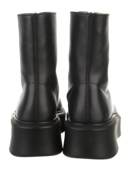 The Row Zipped Boot 1 Leather Combat Boots