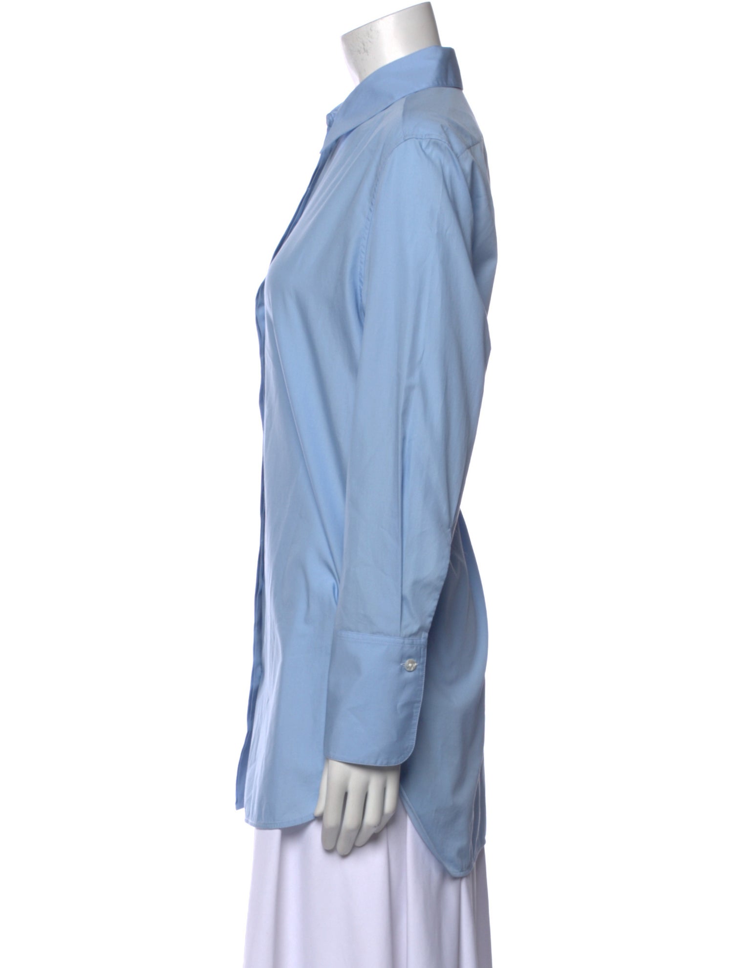 The Row Long Sleeve Button-Up Top