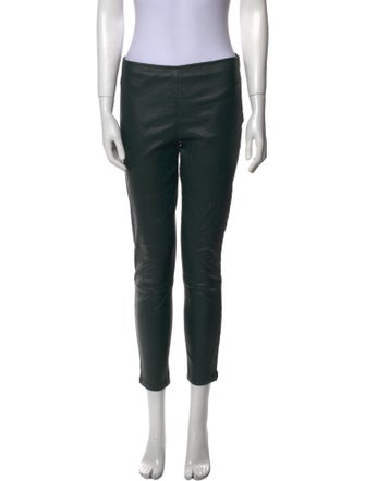 The Row Leather Skinny Leg Pants