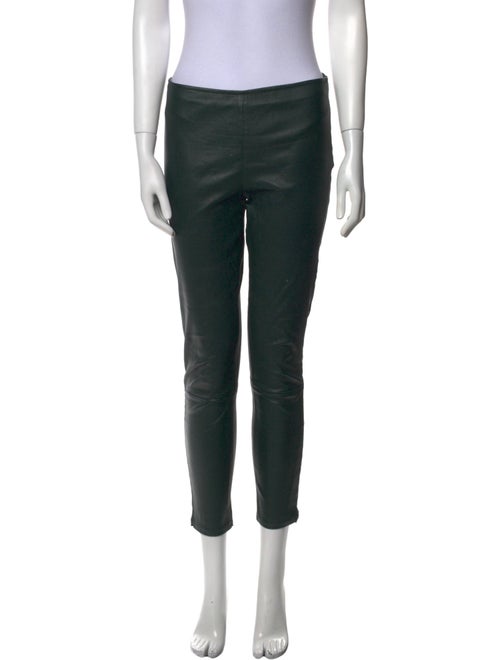 The Row Leather Skinny Leg Pants