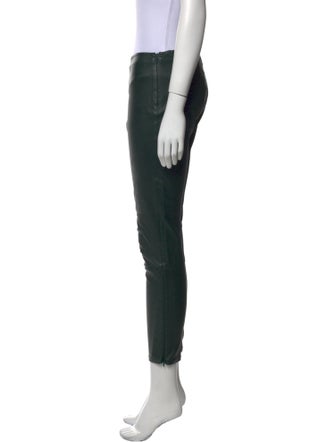 The Row Leather Skinny Leg Pants