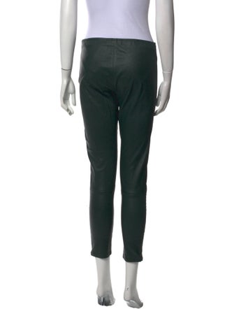 The Row Leather Skinny Leg Pants