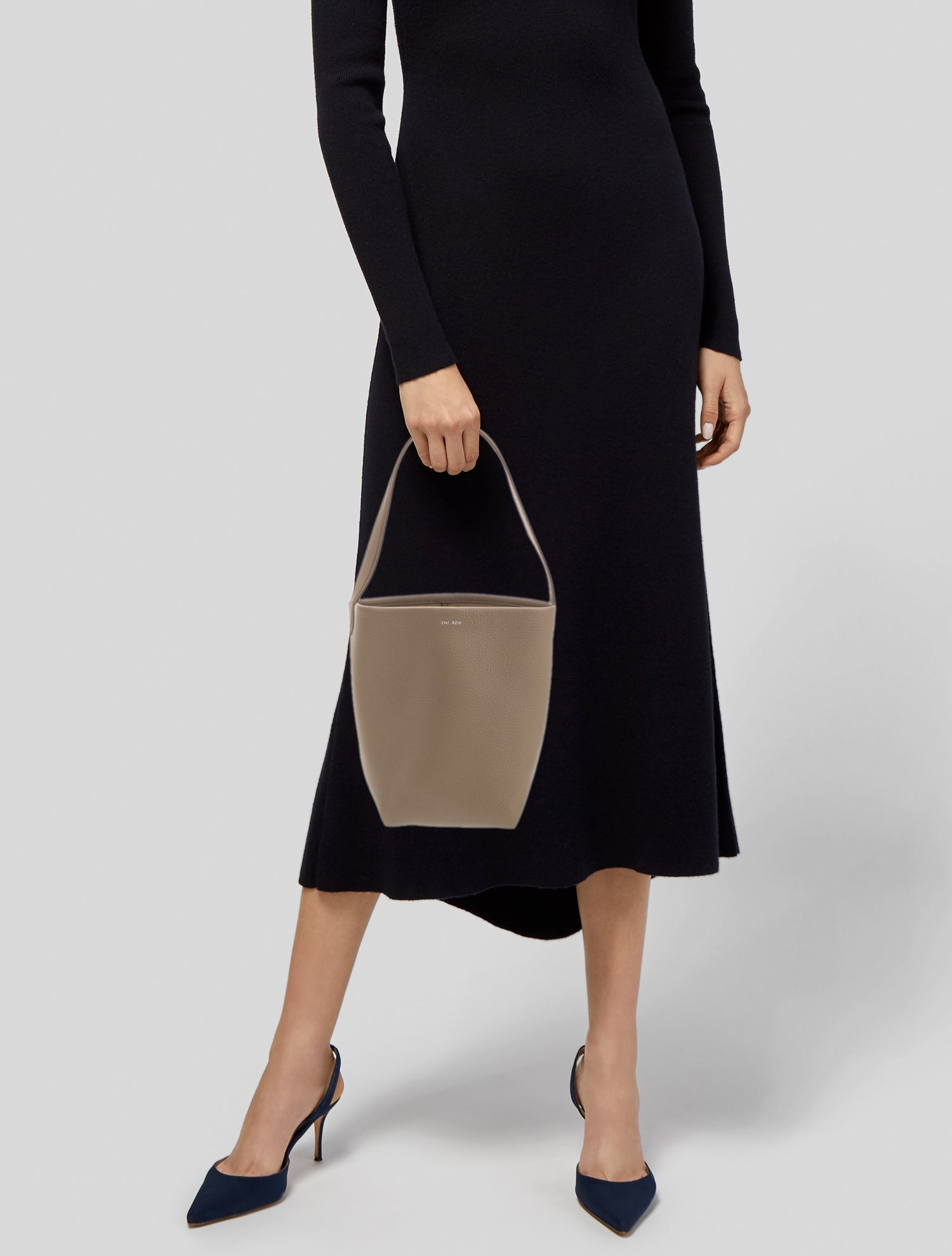 The Row Leather N/S Park Tote Small