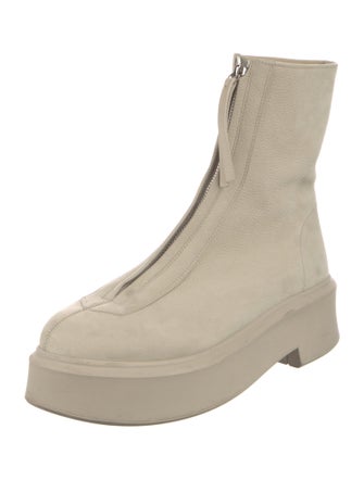 The Row Zipped I Leather Boots
