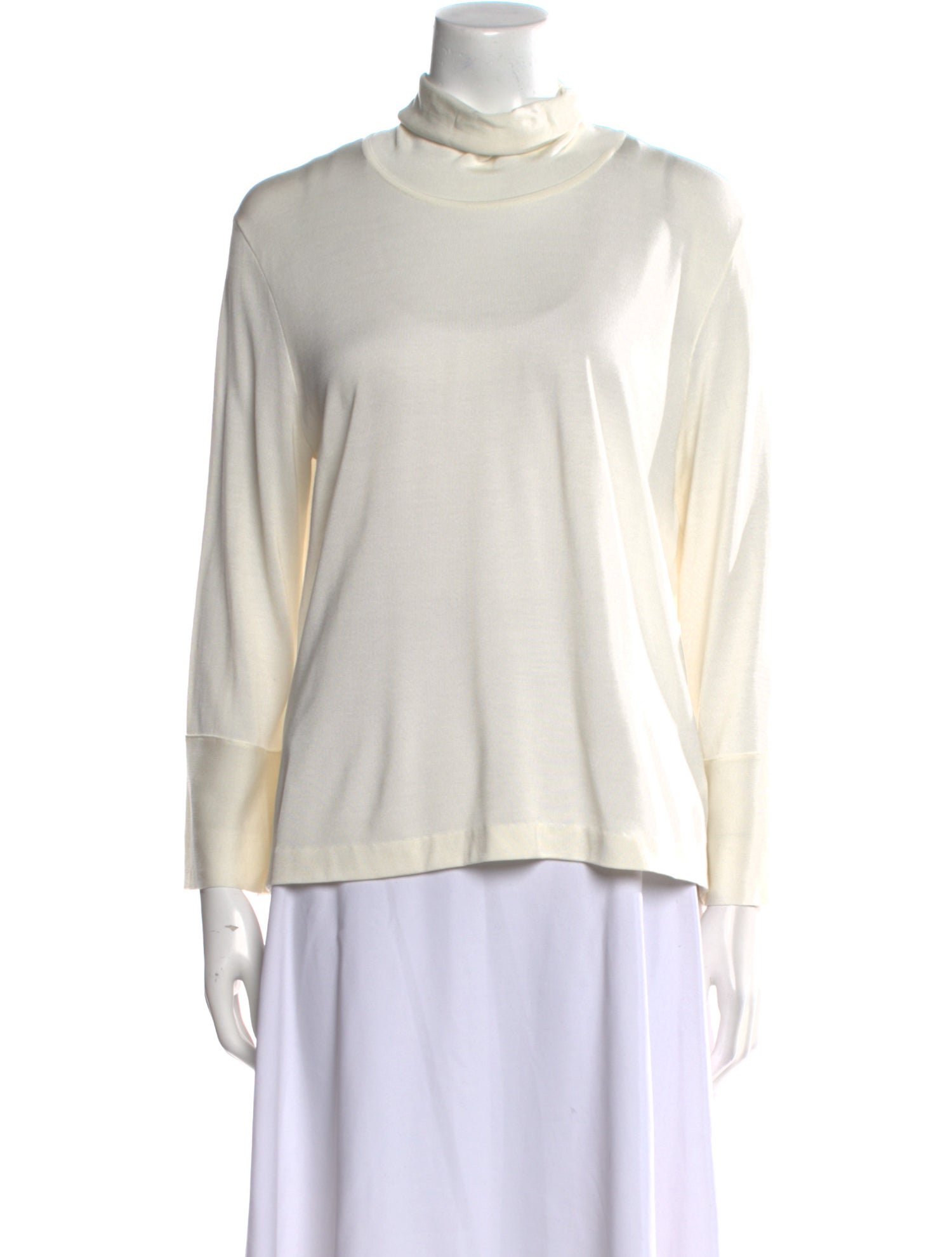 The Row Silk Turtleneck Sweatshirt