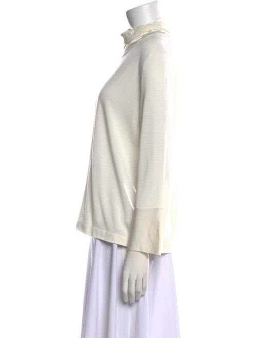 The Row Silk Turtleneck Sweatshirt