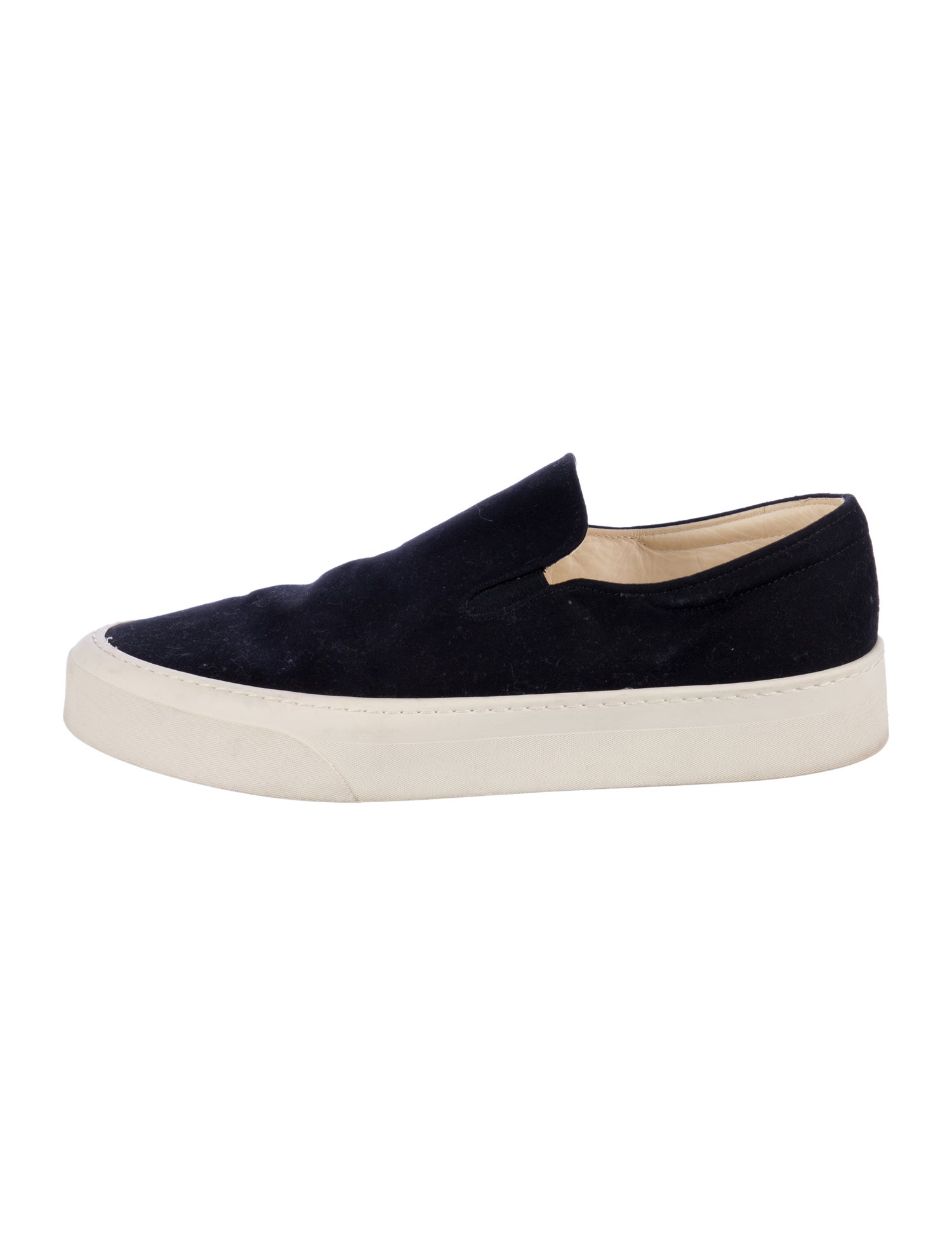 The Row Marie H Canvas Loafers
