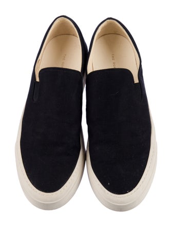 The Row Marie H Canvas Loafers