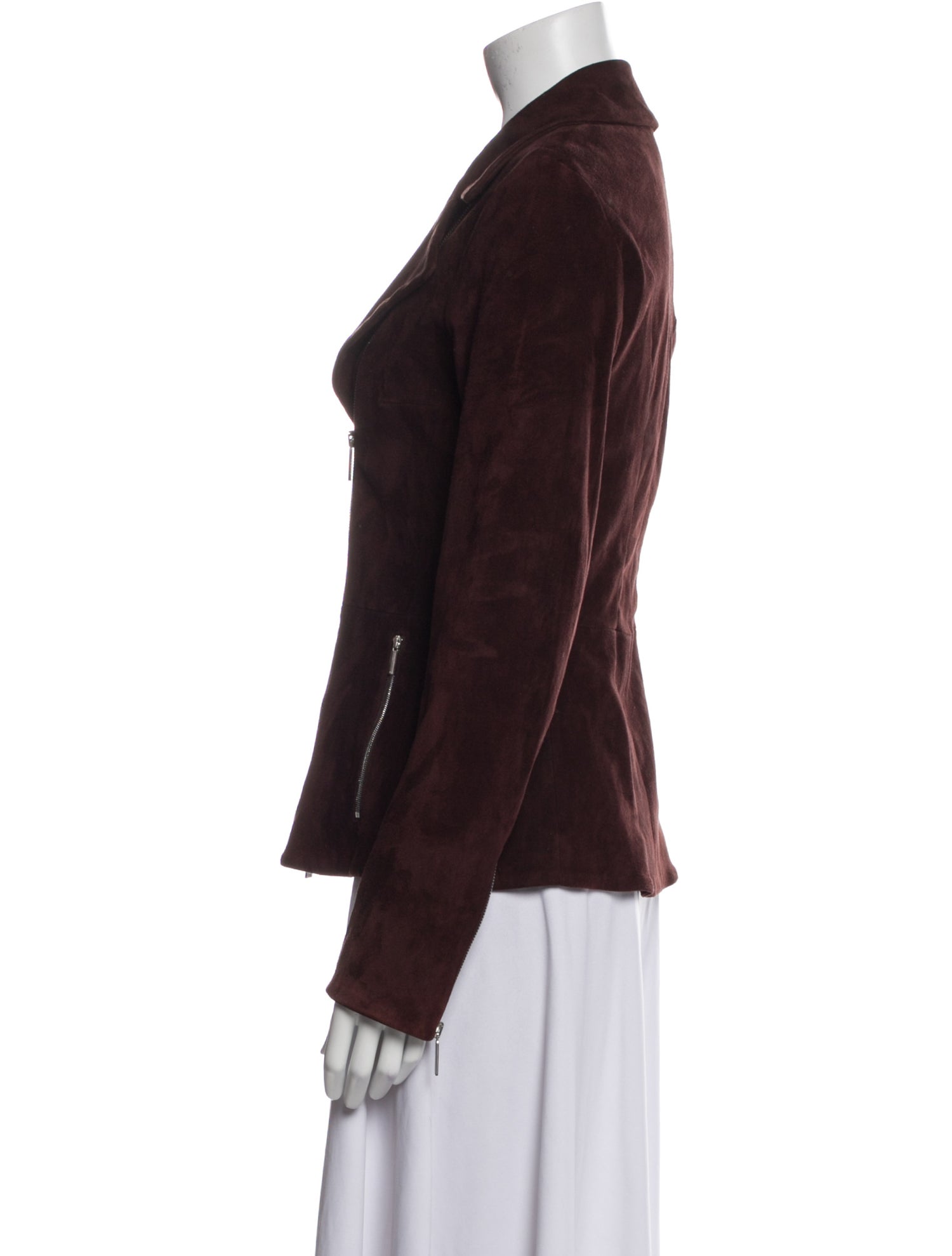 The Row Suede Biker Jacket