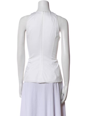 The Row Square Neckline Sleeveless Crop Top