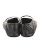 The Row Leather Mary Jane Flats