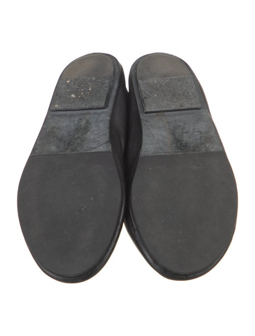 The Row Leather Mary Jane Flats