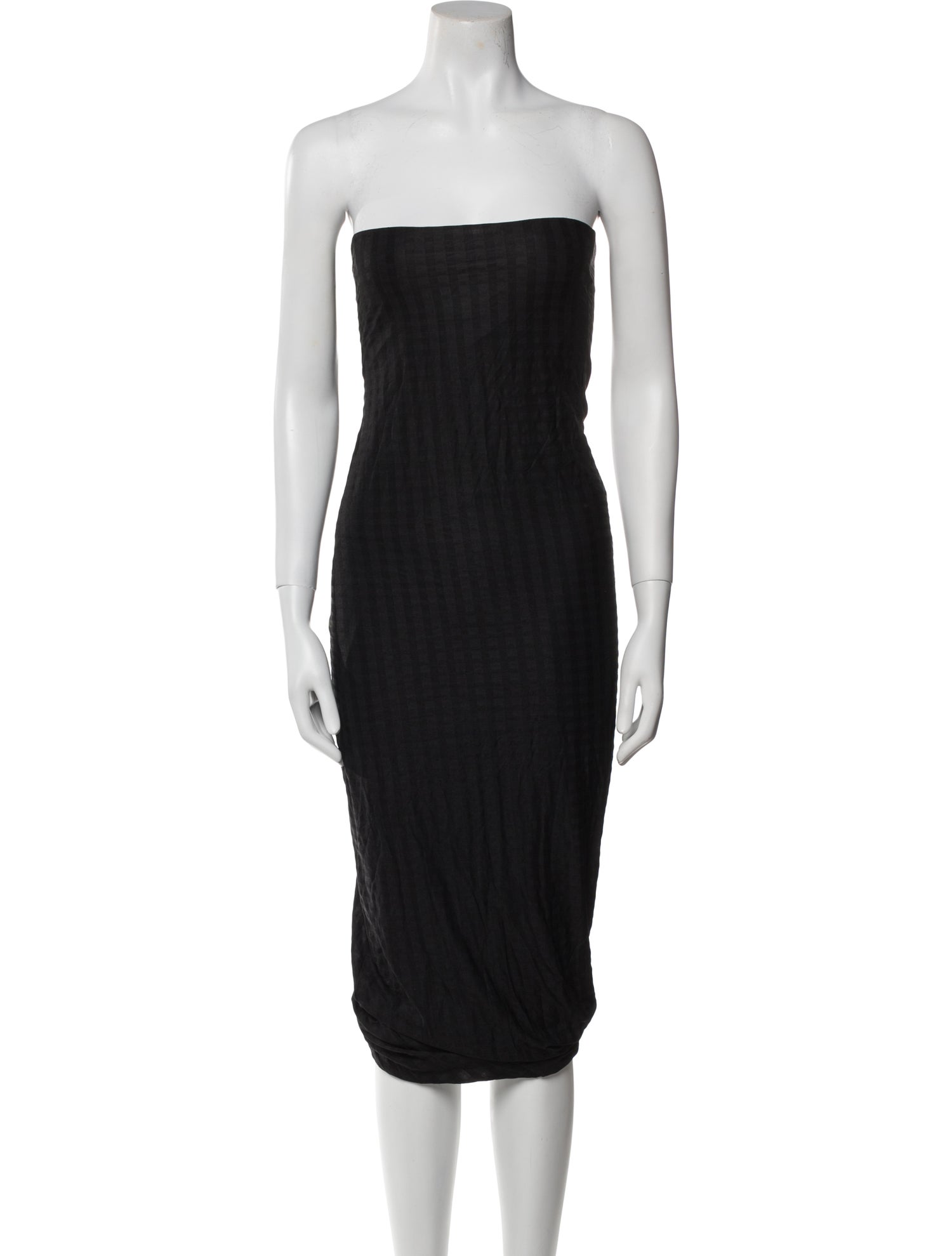 The Row Strapless Midi Length Dress