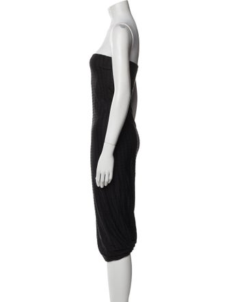 The Row Strapless Midi Length Dress