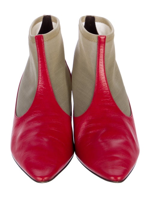 The Row Leather T-Strap Pumps