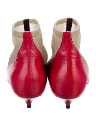 The Row Leather T-Strap Pumps