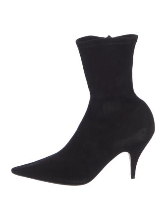 The Row liisa kitten boots Suede Sock Boots