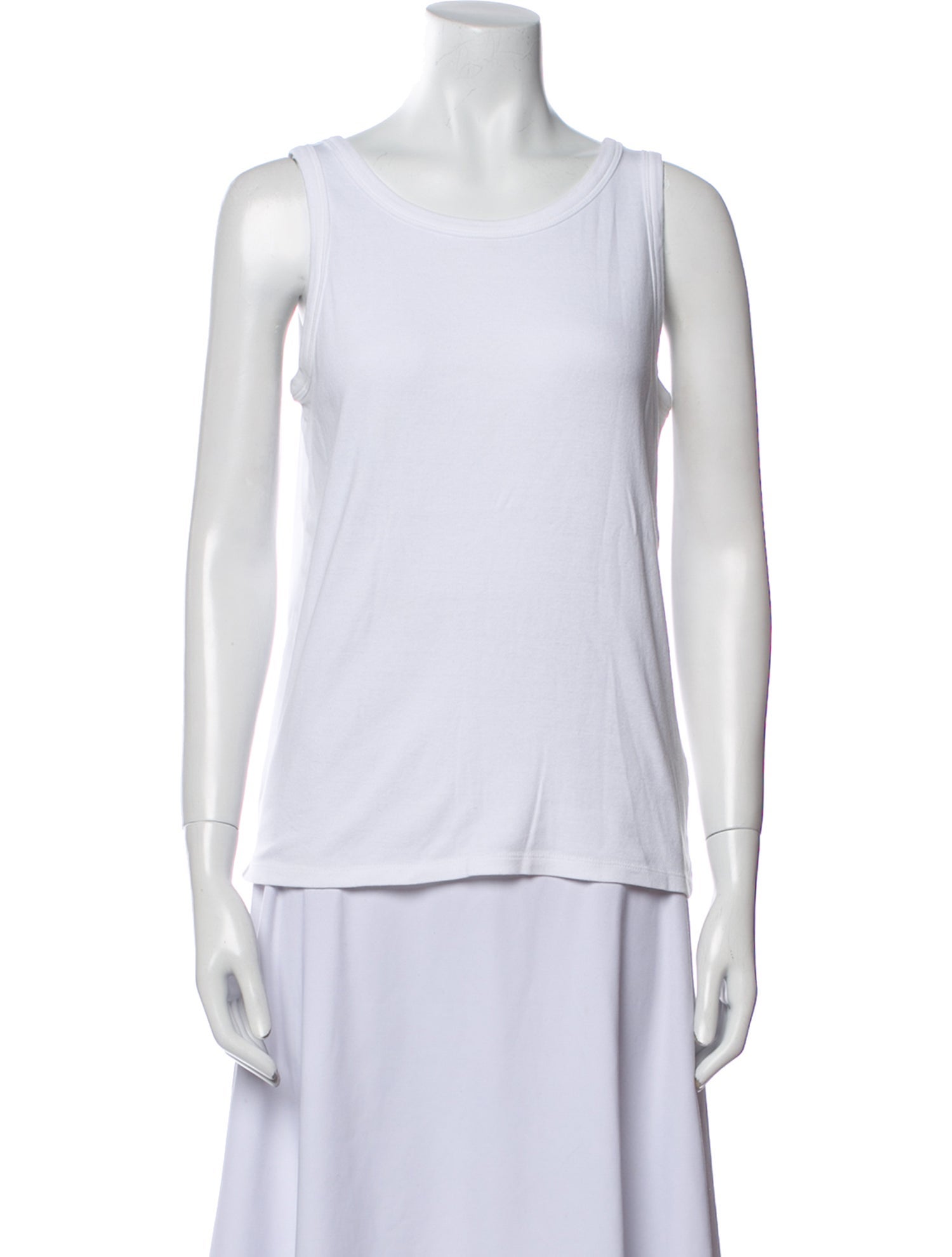 The Row Frankie Scoop Neck Top