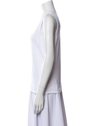 The Row Frankie Scoop Neck Top