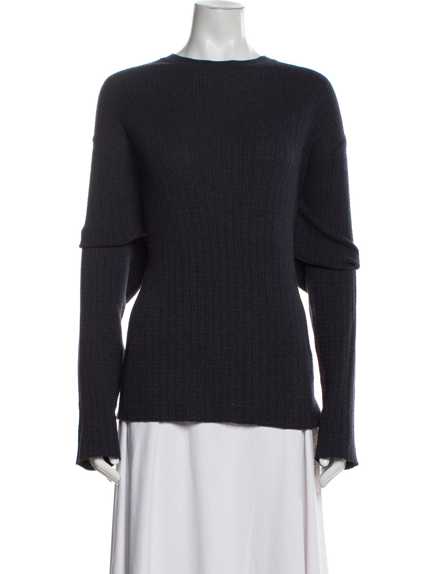 The Row Scoop Neck Long Sleeve Sweatshirt