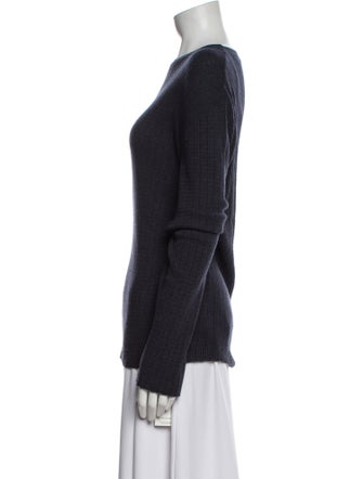 The Row Scoop Neck Long Sleeve Sweatshirt