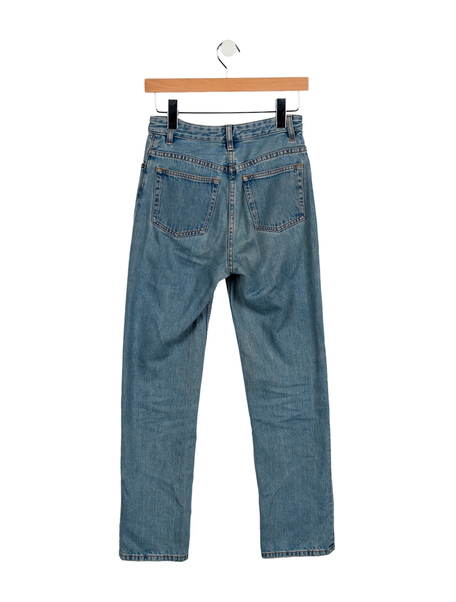 The Row High-Rise Straight Leg Jeans