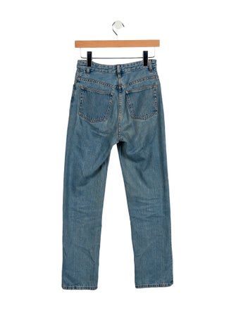 The Row High-Rise Straight Leg Jeans