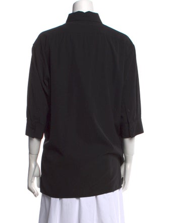 The Row Three-Quarter Sleeve Top
