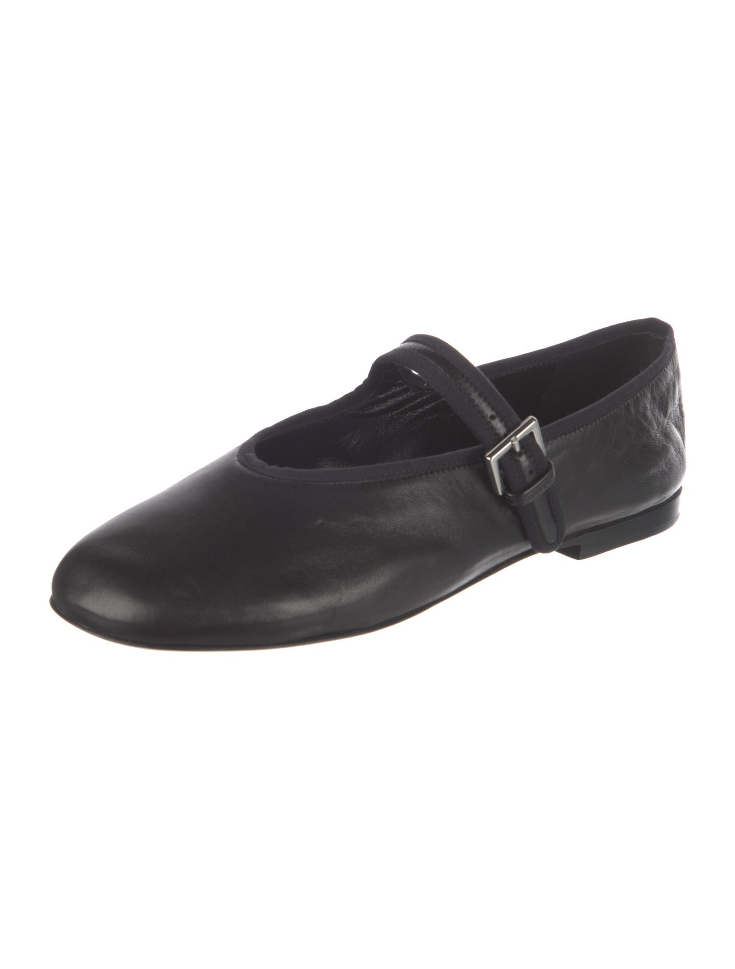 The Row Boheme MJ Leather Mary Jane Flats