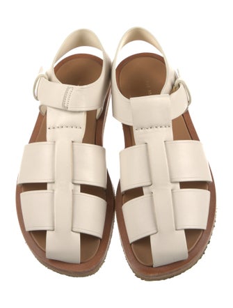The Row Leather Gladiator Sandals