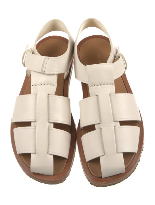 The Row Leather Gladiator Sandals
