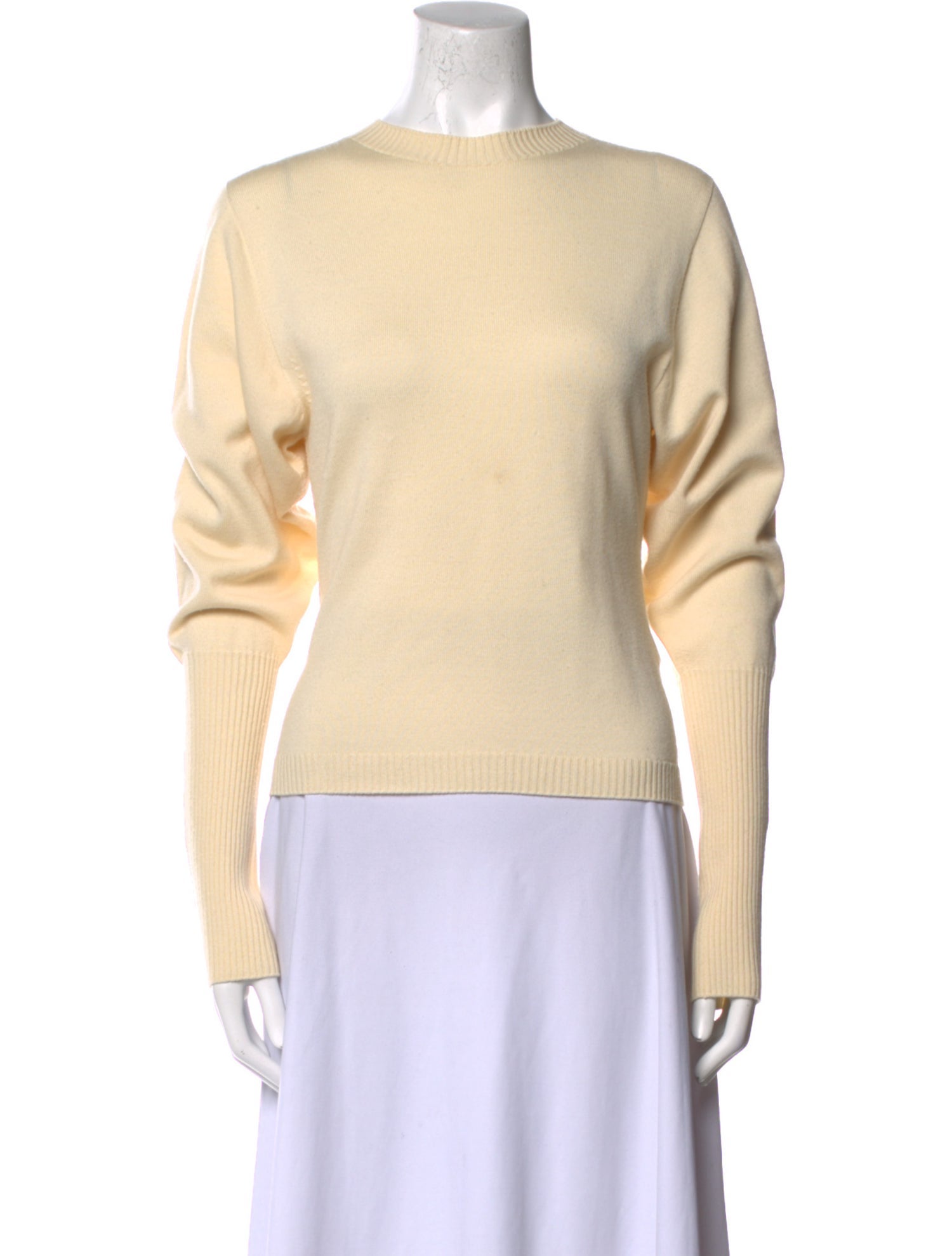 The Row Merino Wool Crew Neck Sweater