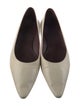 The Row Leather Ballet Flats