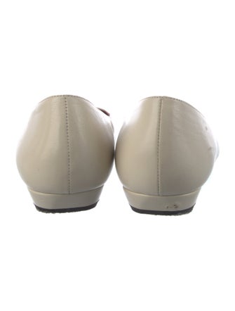 The Row Leather Ballet Flats