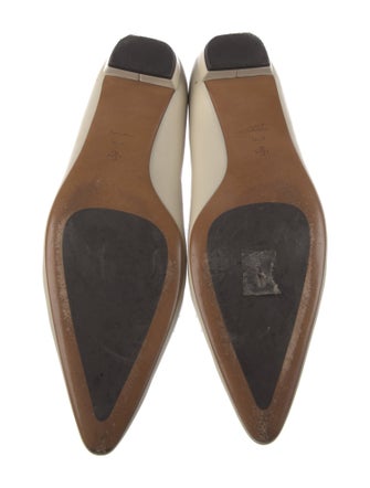 The Row Leather Ballet Flats
