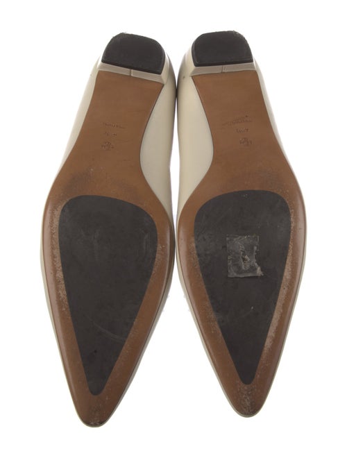 The Row Leather Ballet Flats