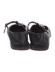 The Row Leather Mary Jane Flats