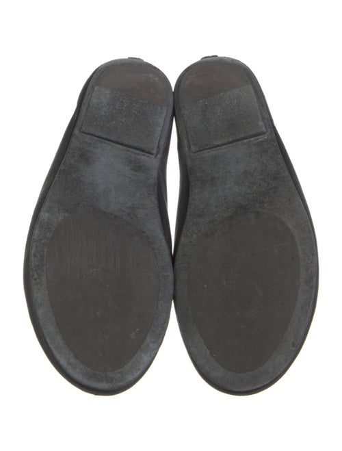 The Row Leather Mary Jane Flats