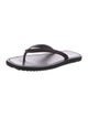 The Row City Leather Flip Flops
