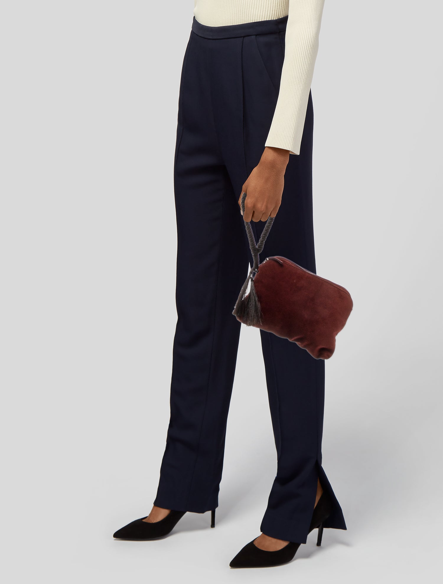 The Row Suede Messenger Bag