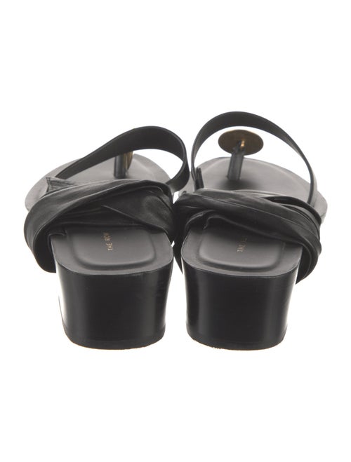 The Row Band Leather Gladiator Sandals