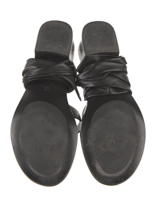 The Row Band Leather Gladiator Sandals